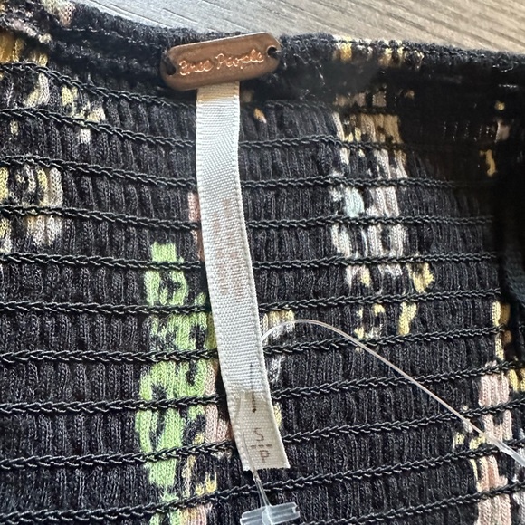 Free People Kitty Midi Dress Floral Strapless Dress Size Small - Picture 10 of 13